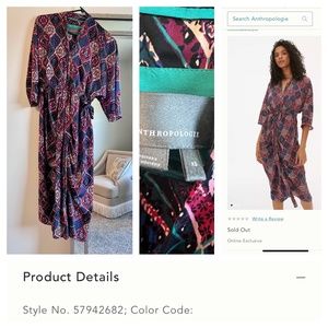 Anthropologie Miska Midi